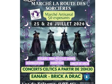 Marché artisanal fantastique au lac du Tolerme