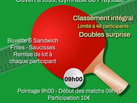 Tournoi Amical de Tennis de Table
