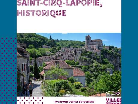 Visite guidée : Saint-Cirq Lapopie historique