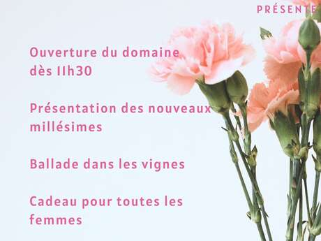 Menu de fête des mères au Château des Cloutous