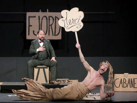 Théâtre de l'Usine - Les gros patinent bien Pierre Guillois  - Olivier Martin-Salvan