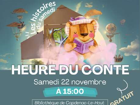 L'heure du conte, bibliothèque de Capdenac-le-Haut