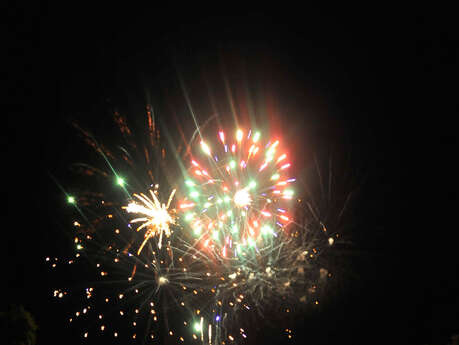 Feu d'artifice à Aubazine