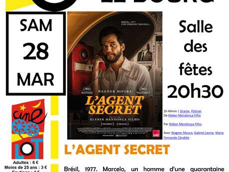 Cinéma itinérant : L’agent secret à Le Bourg