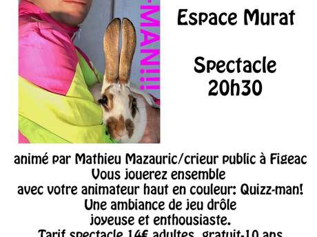 ANNULÉ - Spectacle de Mathieu MAZAURIC