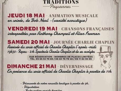 Week-end d'ouverture boutique et restauration rapide