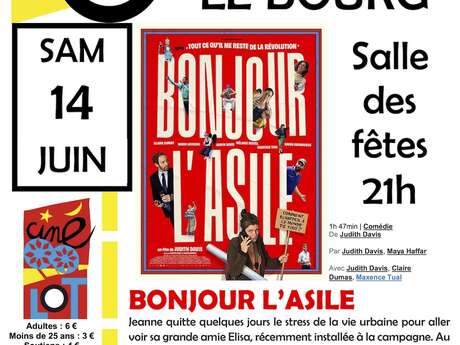 Ciné-Lot à Le Bourg  : "Bonjour l’asile"