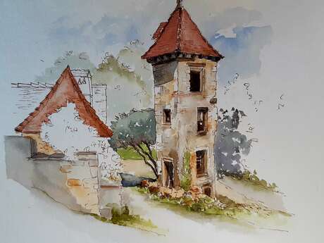 Exposition : Aquarelles et acryliques