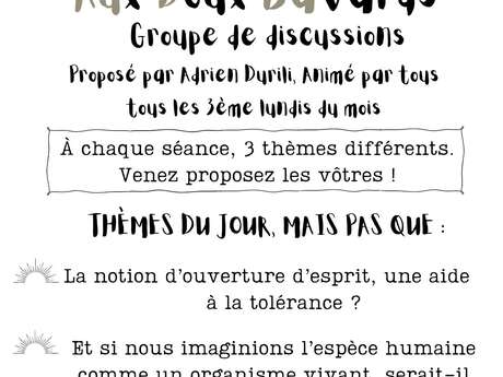 Aux Doux Bavards, groupe de discussion