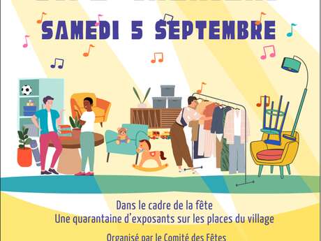 Vide-grenier à Ginouillac