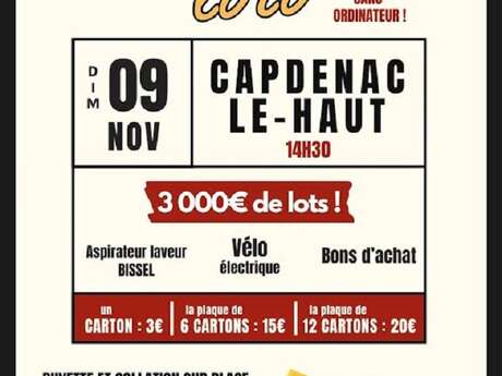 Loto à Capdenac-le-Haut