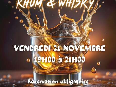 Soirée dégustation "Rhum & Whisky" à l'Atrium