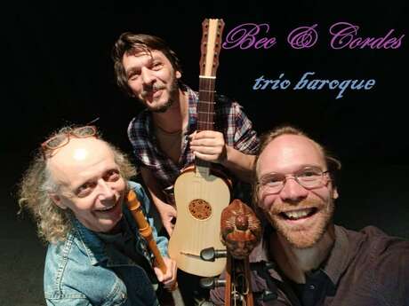 Festival Re-naissance à Figeac : concert, "bec et cordes", Trio Baroque