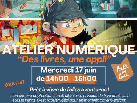 Atelier Numérique : “Des livres, une appli” à la bibliothèque de Capdenac-Le-Haut