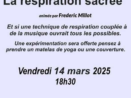 Conférence à Asprières: "Respiration"