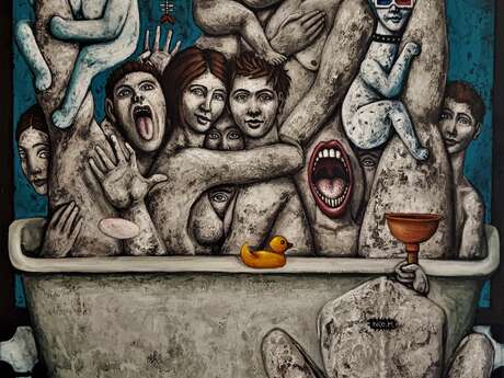 Exposition "Saint-Jean-Lespinasse Gueules de Bois par Temps Bleu"