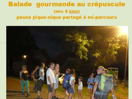 Balade gourmande au crépuscule