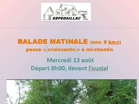 Balade matinale à Espédaillac