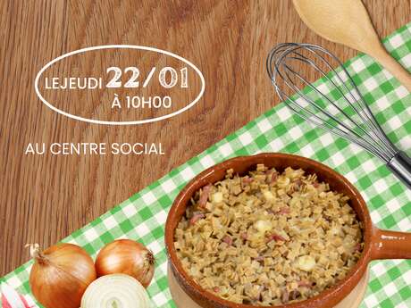 Atelier cuisine "Popote et Papote" à Figeac : « Un hiver en Savoie »