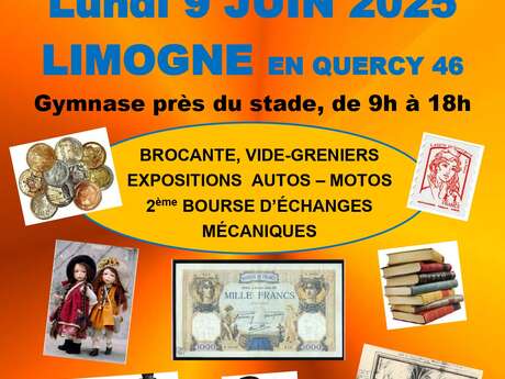 Vide-greniers / brocante / bourse "toutes collections" à Limogne en Quercy