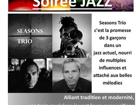 Concert : Seasons Trio à Capdenac-Gare