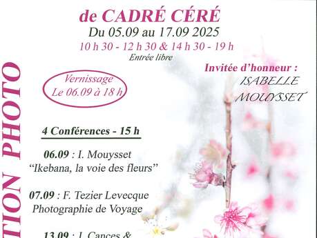 Exposition de photographies - Cadre Céré