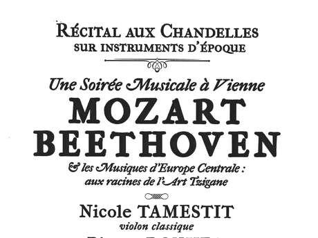 Récital aux chandelles sur instruments d'époque