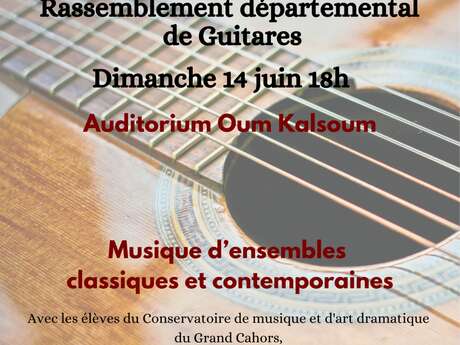 Concert : rassemblement départemental de guitares à Figeac