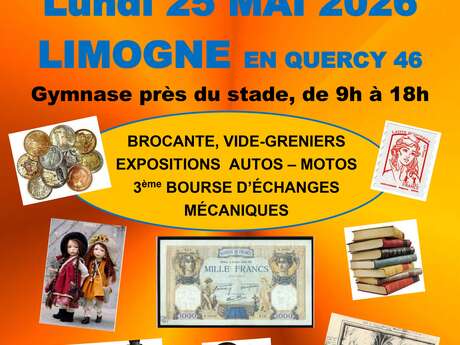 Vide-greniers / brocante / bourse "toutes collections" à Limogne en Quercy