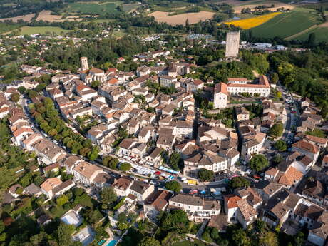 Découverte du bourg de Montcuq
