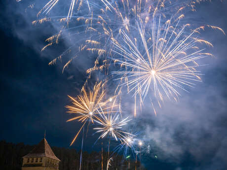 Feu d'artifice à Cahors