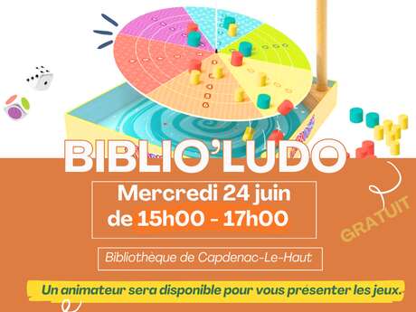 Biblio'Ludo à la bibliothèque de Capdenac-le-Haut
