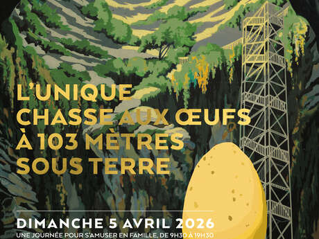 L'unique chasse aux oeufs à 103 mètres sous terre ! au Gouffre de Padirac