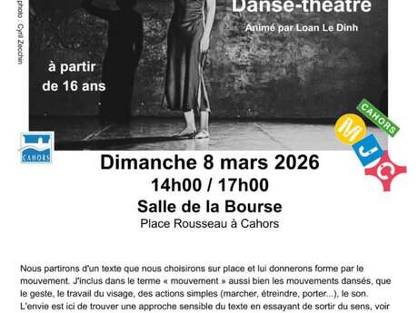 Atelier danse/théâtre : Le moindre geste