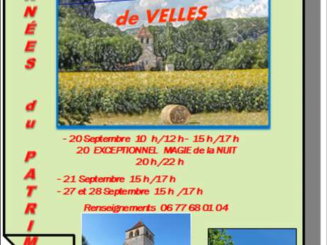 Visite commentée de la chapelle Notre-Dame de Velles