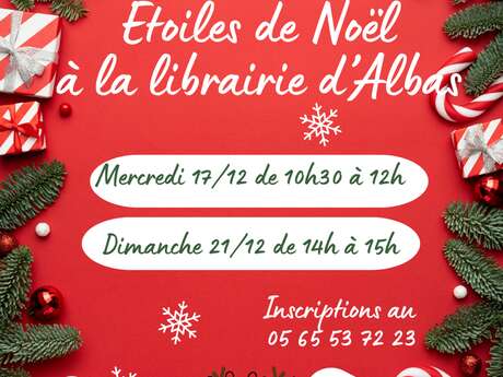Ateliers créatifs Étoiles de Noël
