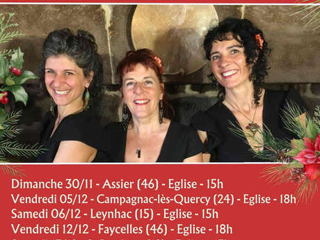 Concert de Noël à Faycelles avec "La Soubirane"