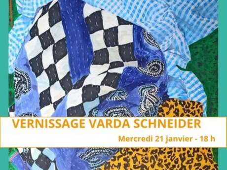 Vernissage de l'exposition de Varda Schneider