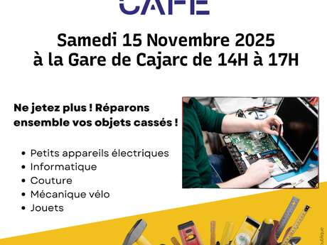 Repair Café à la gare de Cajarc