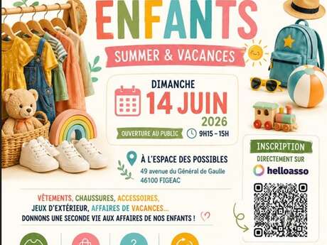Vide-dressing enfants summer et vacances à Figeac