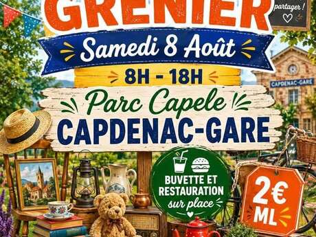 Vide-greniers à Capdenac-Gare