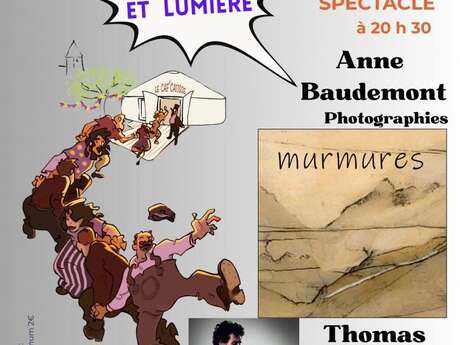 Soirée  d'ouverture de l'exposition « murmures »  d’Anne Baudemont au caf'causse Assier