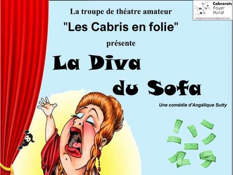 Théâtre à Cabrerets: "La Diva du sofa"