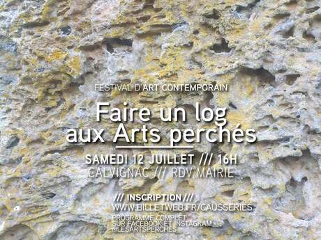 Faire un log aux Arts perchés