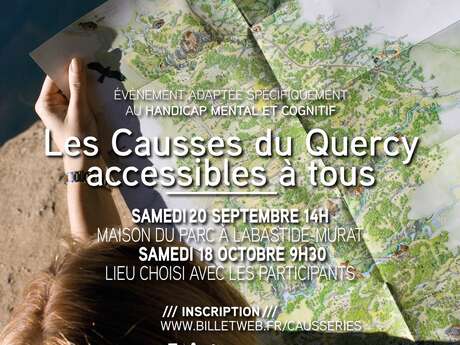 Les Causses du Quercy accessibles à tous : Adaptés spécifiquement au handicap mental et cognitif