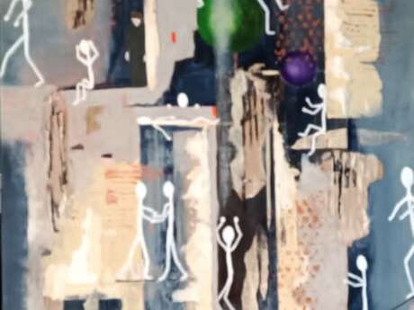 Exposition peintures et collages