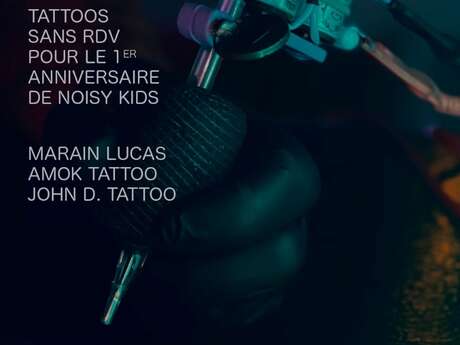 Flash day — anniversaire noisy kids tattoo à Figeac !