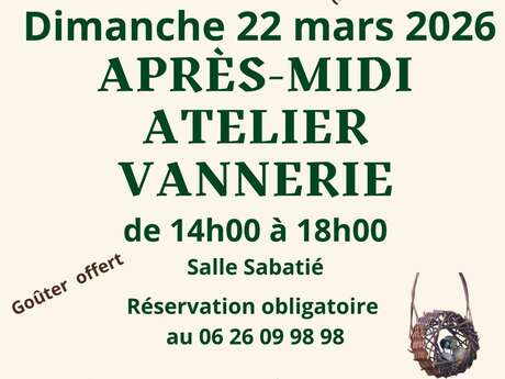 Atelier vannerie à Saint-Simon