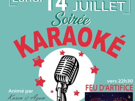 Soirée karaoké et feu d’artifice au lac du Tolerme