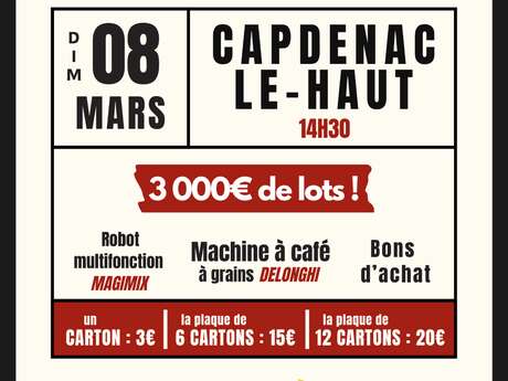 Super loto à Capdenac-le-Haut